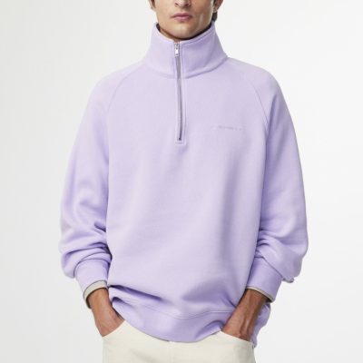 Klader NN07  | Half Zip Sweatshirt Purple Rose #566